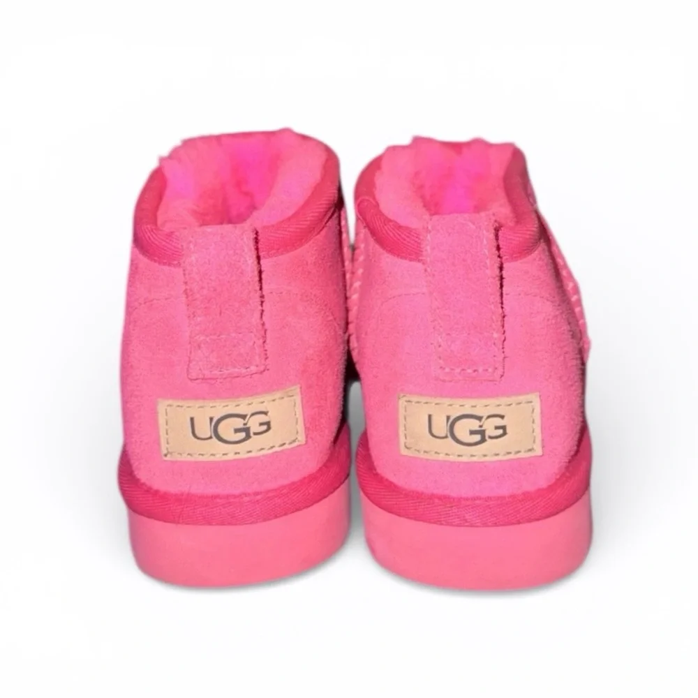 💕UGG Classic Ultra Mini Boot • 3.5" Shaft • Taffy Pink • 38 EU / 7 US • MINT! - Picture 4 of 6